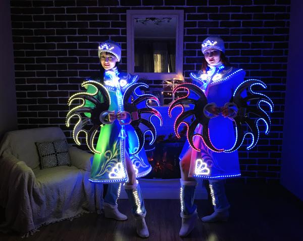 Новогоднее световое шоу Flagro на корпоратив артисты Ростове — фото 10